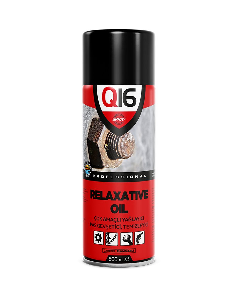 Q16 Relaxative Oil - Yağlayıcı ve Gevşetici Sprey